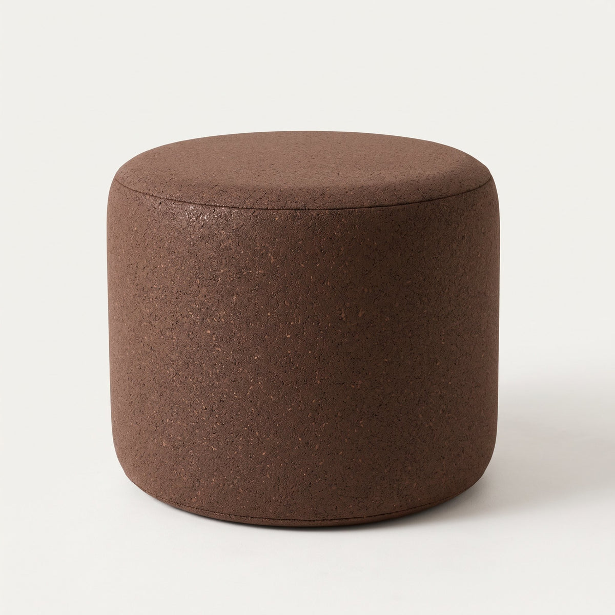 Assise cylindrique en granulat de semelles recyclées, coloris marron — visuel d'illustration