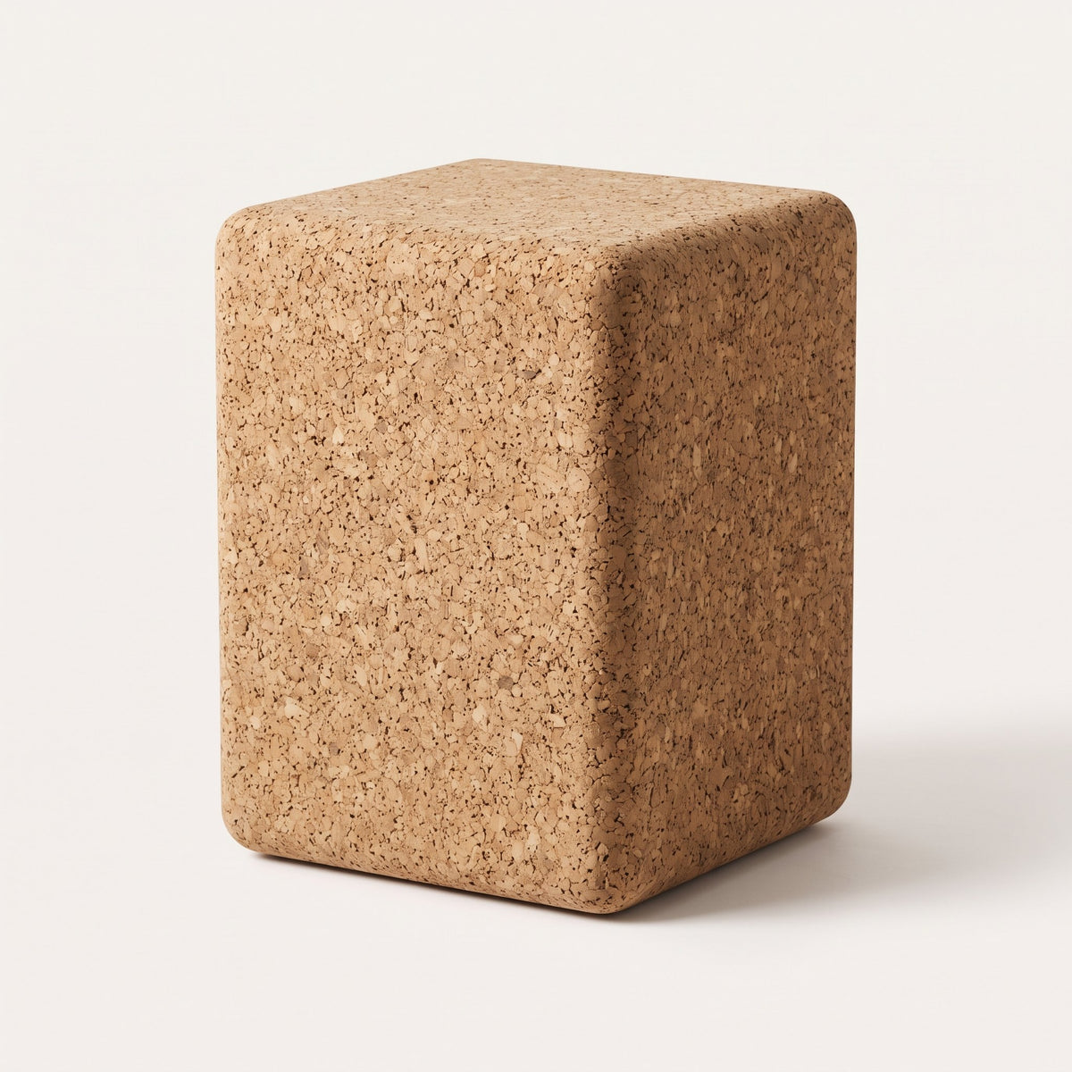 Assise haute carrée 30 × 30 cm en liège naturel — visuel d'illustration